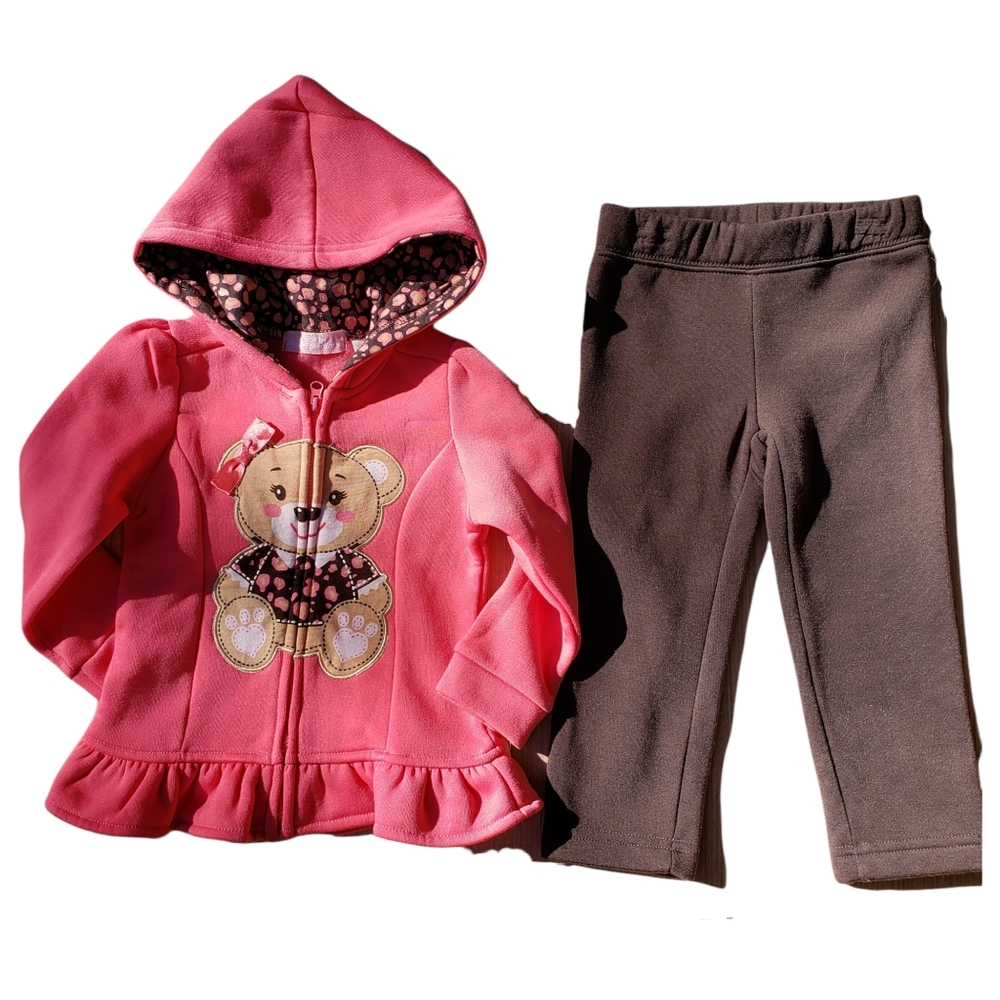 Baby Headquarters Hoodie Jacket & Leggings Outfit